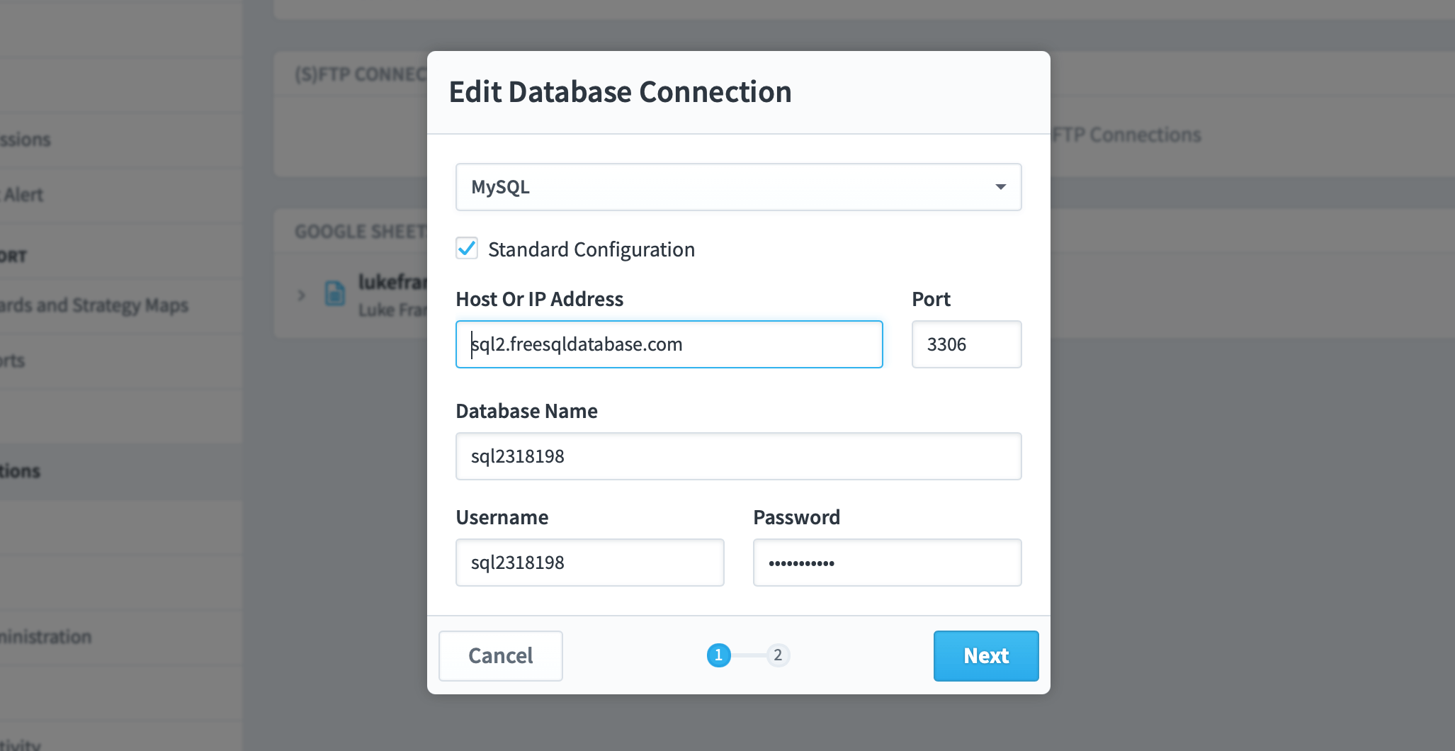 Define SQL Database