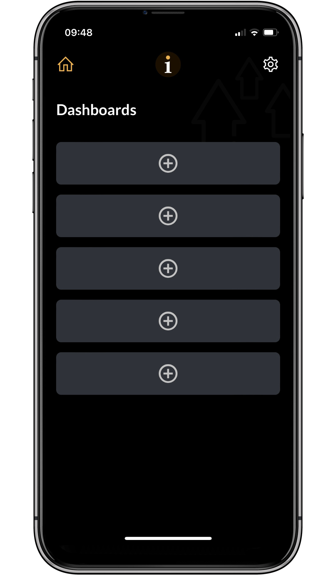 iPhone 12 New My56 Add a dashboard