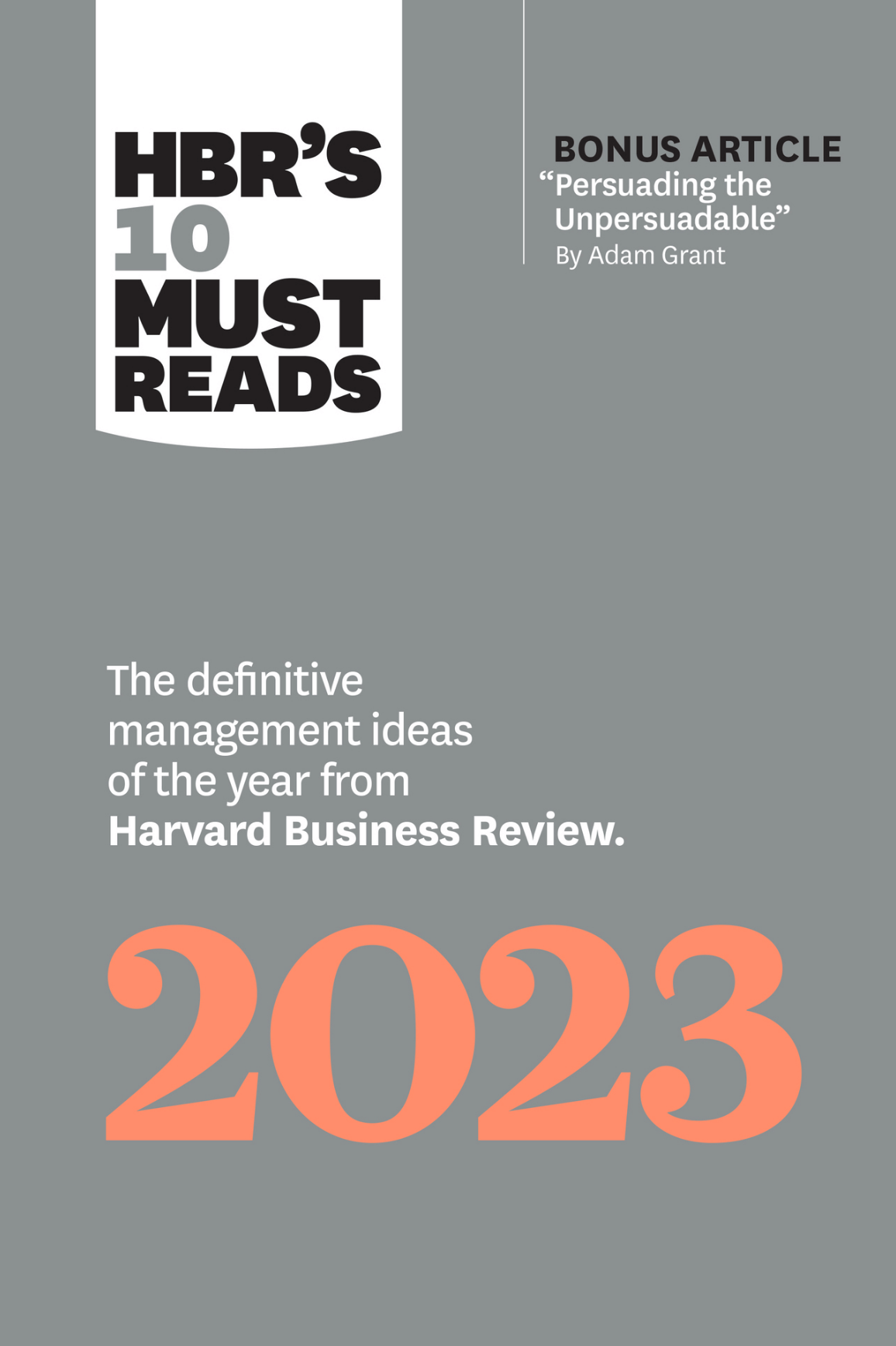 HBR 10 Must Reads